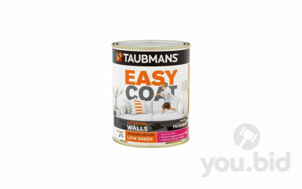 TAUBMANS Easy Coat Low Sheen Accent Interior Walls 1L – Lot of 2 you.bid - Online Auctions Australia