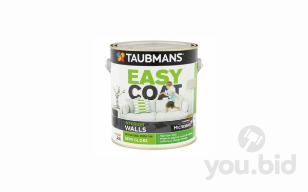 TAUBMANS Easy Coat Semi Gloss Accent Interior Walls 2L – Lot of 2 you.bid - Online Auctions Australia